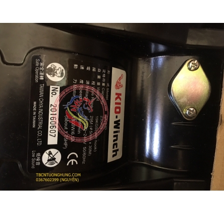 TỜI ĐIỆN TREO KIO WINCH SK230 230KG TAIWAN