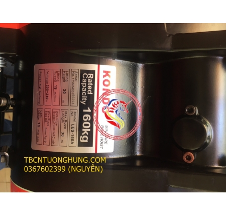 TỜI ĐIỆN TREO KONDO MINI 160KG LES-160A