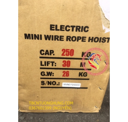 TỜI ĐIỆN TREO KONDO 250KG LES-250A