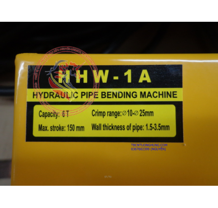 Bộ vam uốn ống thủy lực TLP HHW-1A 