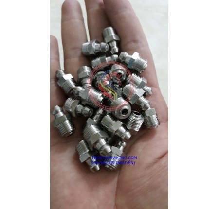 ỐC (VÚ) BƠM MỠ BÒ INOX SS304 TAIWAN