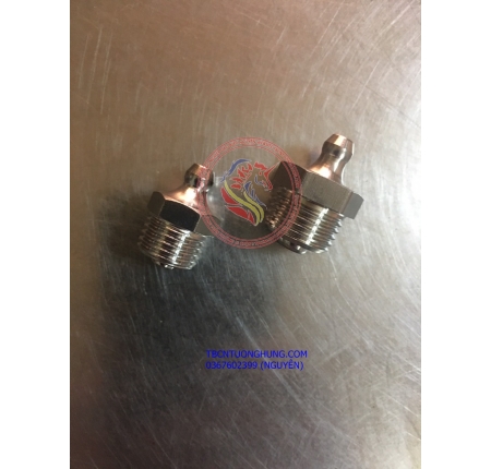ỐC (VÚ) BƠM MỠ BÒ INOX SS304 TAIWAN