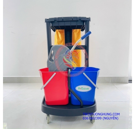 Xe đẩy vệ sinh phòng HICLEAN HC180C