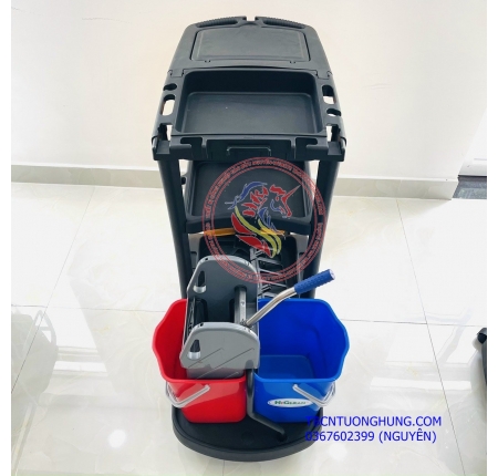 Xe đẩy vệ sinh phòng HICLEAN HC180C