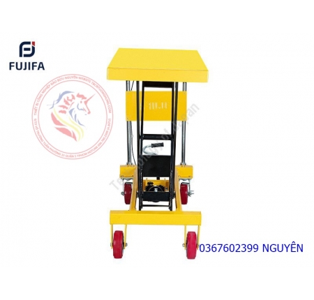 Xe nâng mặt bàn Fujifa 350kg PTS350A khung kéo đôi cao 1,3 mét