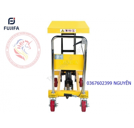 Xe nâng mặt bàn Fujifa 800kg PTS800 khung kéo đôi cao 1,5 mét