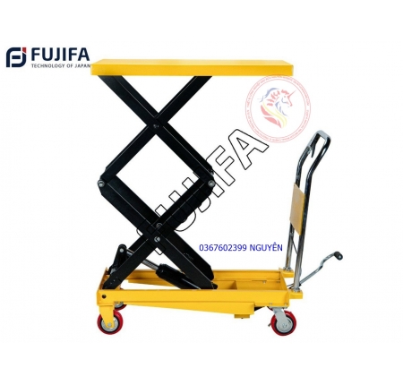 Xe nâng mặt bàn Fujifa 800kg PTS800 khung kéo đôi cao 1,5 mét