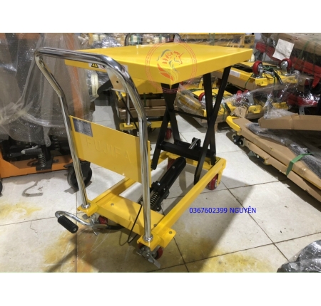 Xe nâng mặt bàn Fujifa 1000kg PT1000A khung kéo đơn cao 1mét