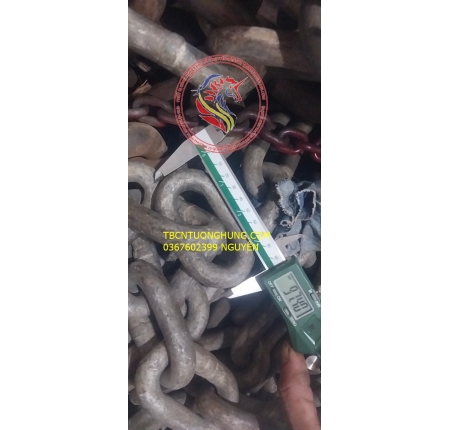 Dây xích thép băng tải gầu 14mm 18mm 20mm 22mm 26mm 