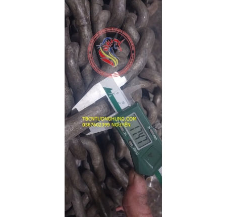 Dây xích thép băng tải gầu 14mm 18mm 20mm 22mm 26mm 